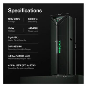 Alternative view of VIVOSUN AEROSTREAM H19 HUMIDIFIER