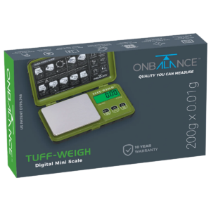 On Balance Tuff Weigh Scale TUF-200GN ( 200g x 0.01g ) - GREEN - Image 5