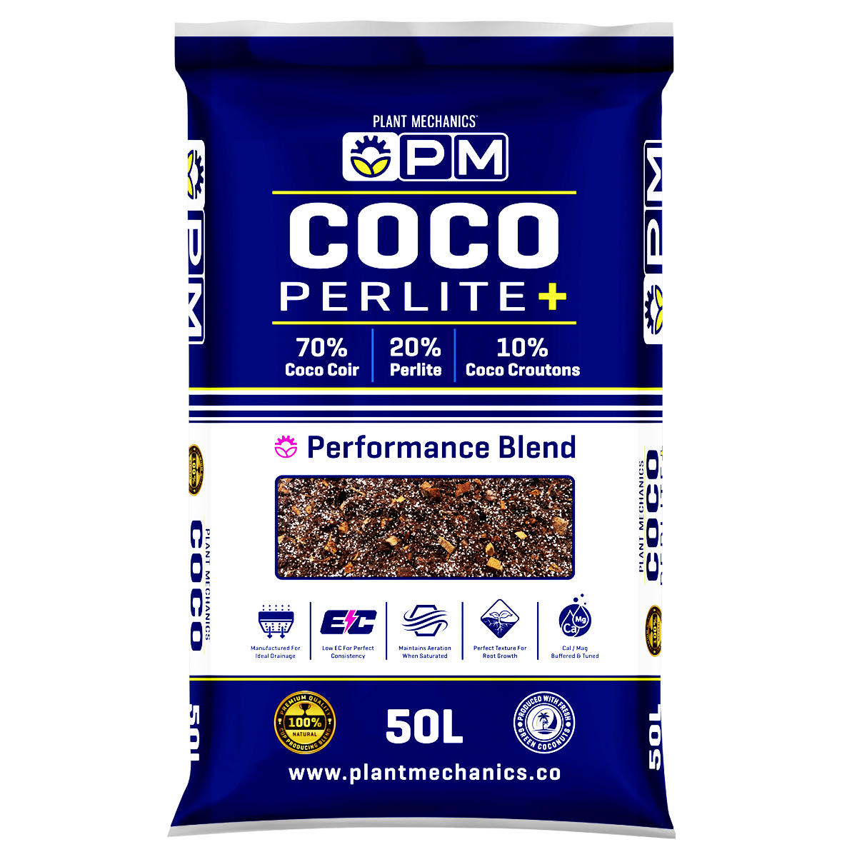 PLANT MECHANICS COCO PERLITE + 50LTR