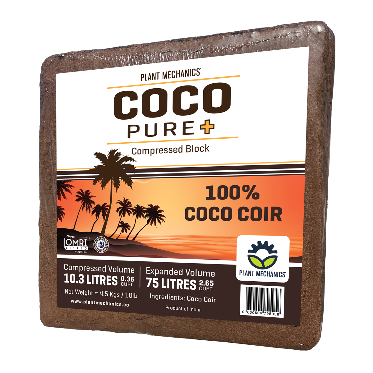 PLANT MECHANICS COCO PURE COMPRESSED BLOCK - Image 2