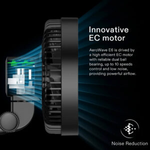 Alternative view of VIVOSUN E6 6" CLIP ON FAN