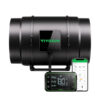 VIVOSUN AEROZESH S8 INLINE FAN 8" COMES WITH E42A TEMP AND HUMIDITY WIFI CONTROLLER