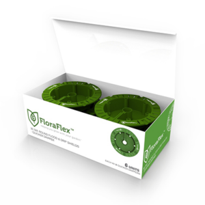 Alternative view of FLORAFLEX - 9"-12" ROUND FLOOD & DRIP SHIELD W/QUICKER DRIPPERS - 6 Pack