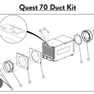 Alternative view of QUEST 70 DUCT KIT