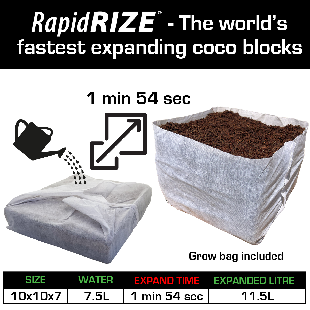 QUIKGRO RAPID RIZE BLOCK 10X10 INCH - Image 5