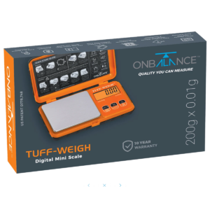 Alternative view of On Balance Tuff Weigh Scale TF-200 ( 200g x 0.01g ) - ORANGE