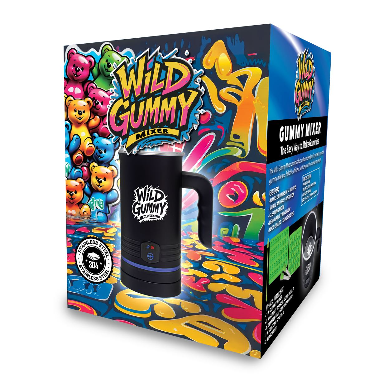 WILD GUMMY MACHINE WITH ACCESSORIES