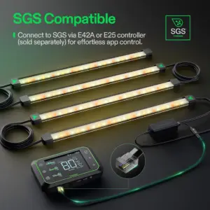 VIVOSUN LUMARAY SIDE LIGHTS 4 BAR, FULL SPECTRUM LED LIGHT - Image 3